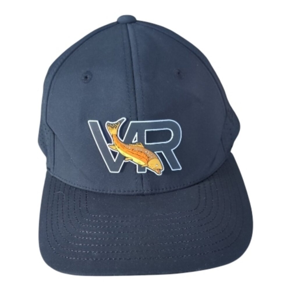 Branded Bills VR Fishing PVC Curved Performance Hat Black NWOT